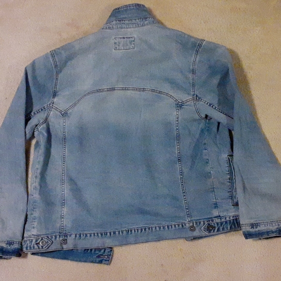 Mens XL barney cools Jean jacket - Picture 2 of 3